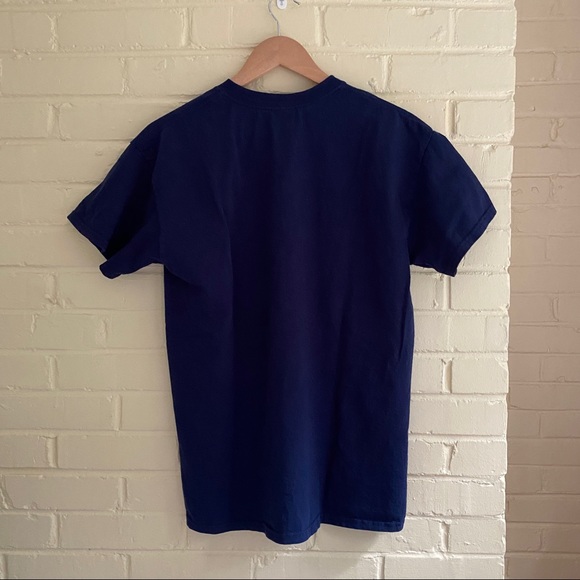 South Carolina T Shirt Navy Blue with Palmetto Tree and Moon Cotton Size Medium - Picture 5 of 6